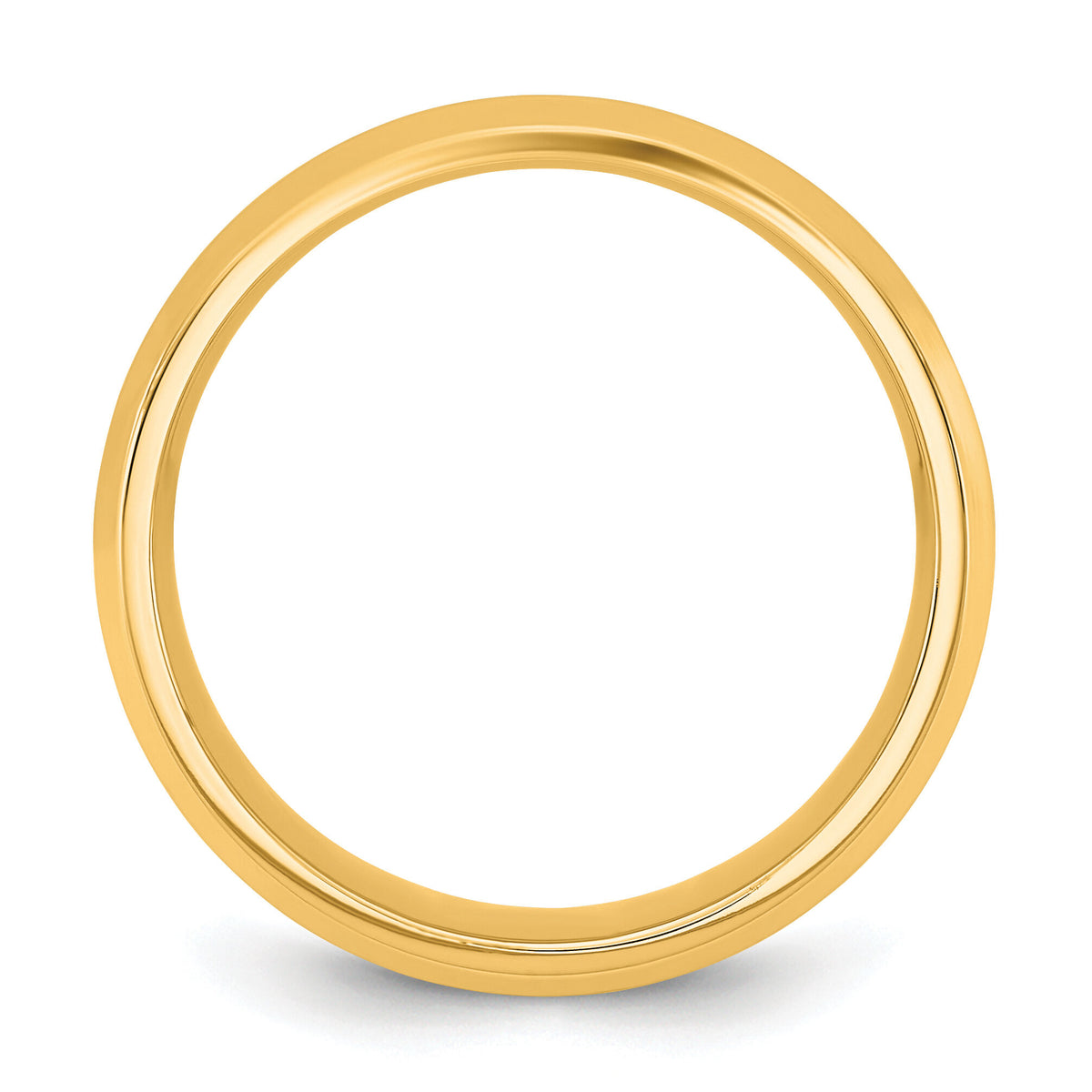 14KY 6.5mm Bevel Edge Comfort Fit Band-BEC065
