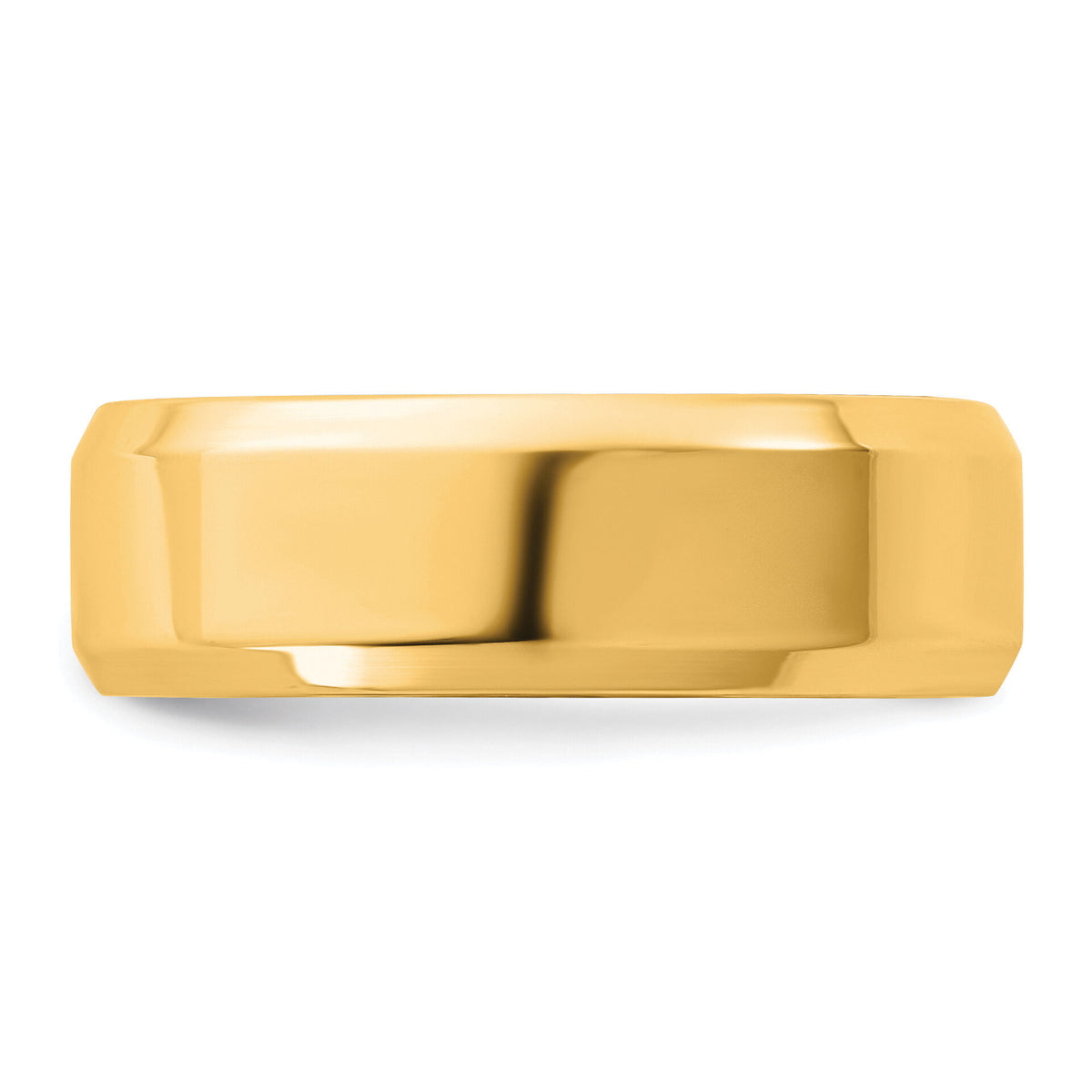 14KY 6.5mm Bevel Edge Comfort Fit Band-BEC065