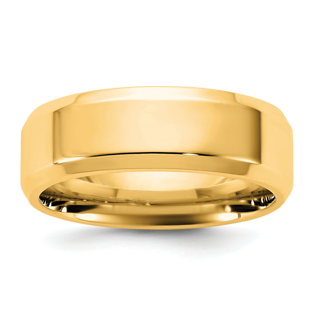 14KY 6.5mm Bevel Edge Comfort Fit Band-BEC065