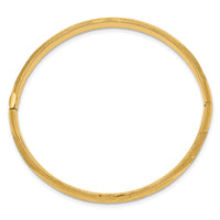 14k Florentine Hinged Baby Bangle-BF3/16