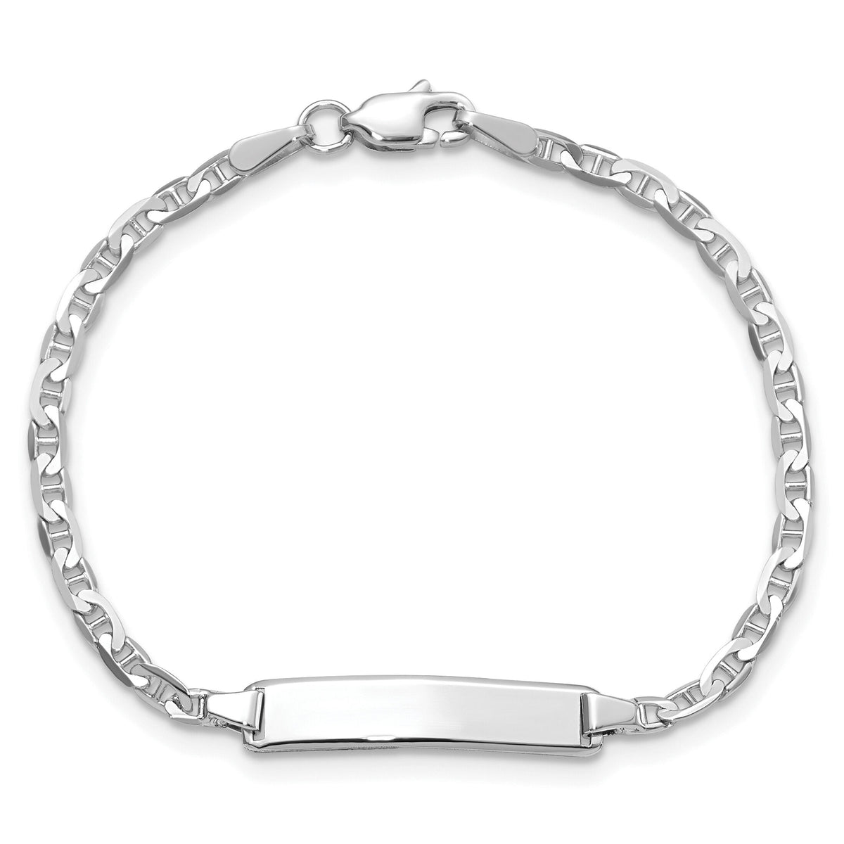 14k WG Anchor Link ID Bracelet-BID104W-6