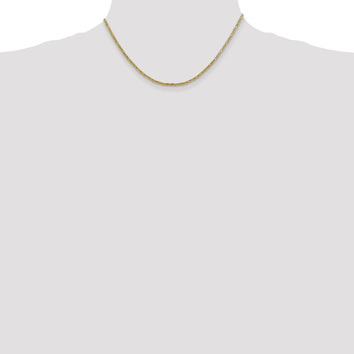 14k 2mm Byzantine Chain-BIZ050-16