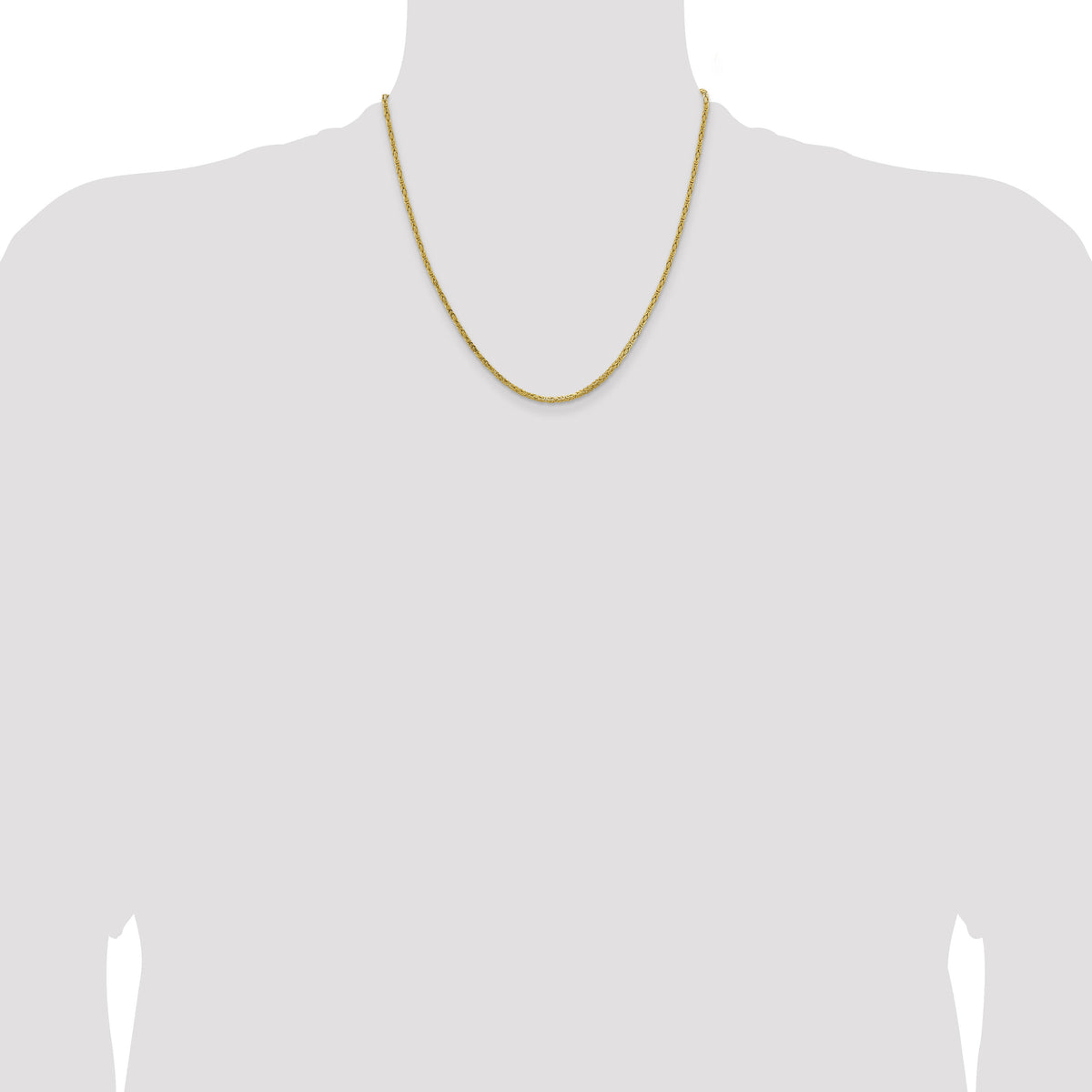 14k 2mm Byzantine Chain-BIZ050-20