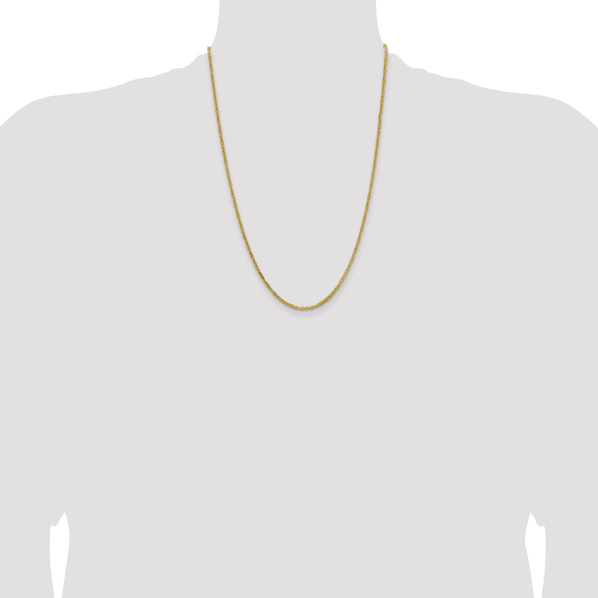14k 2mm Byzantine Chain-BIZ050-24