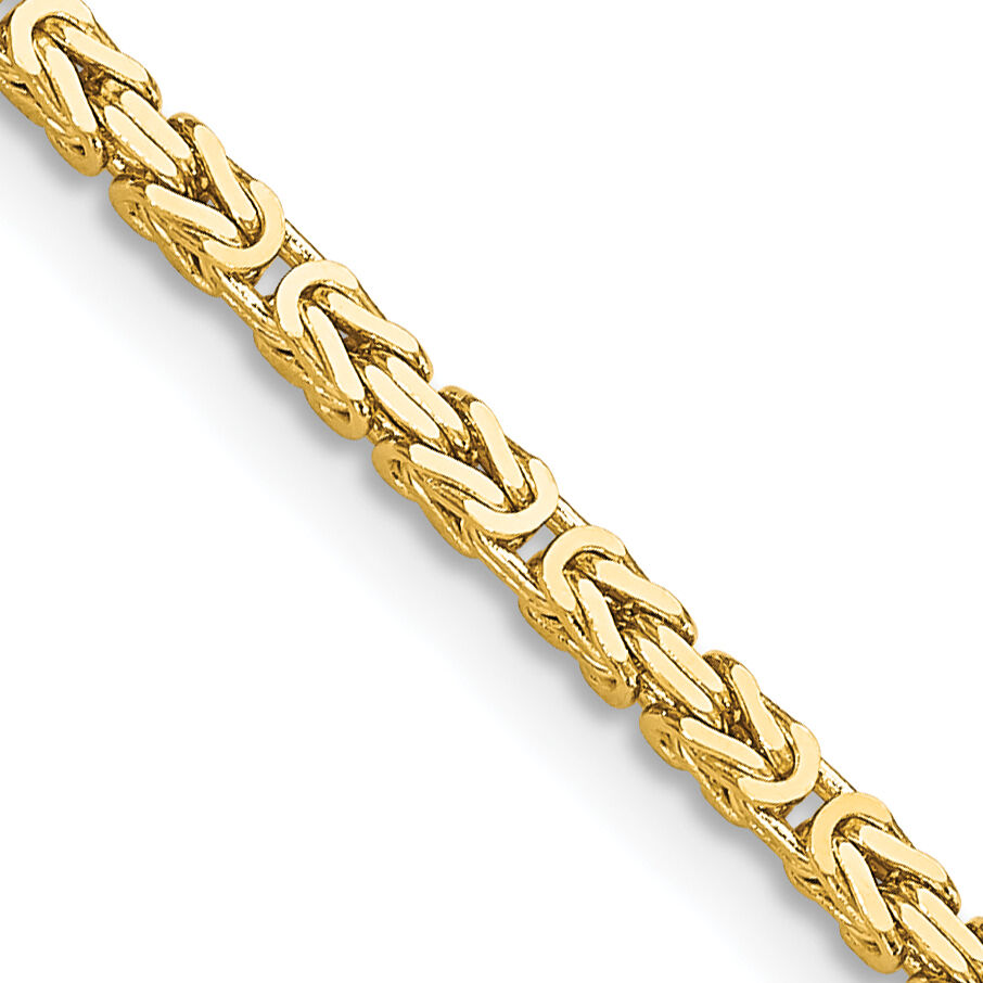 14k 2mm Byzantine Chain-BIZ050-24