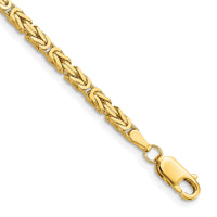 14k 2.5mm Byzantine Chain-BIZ070-8