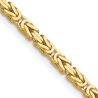 14k 2.5mm Byzantine Chain-BIZ070-20