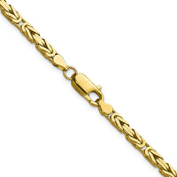 14k 3.25mm Byzantine Chain-BIZ090-24