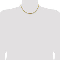 14k 3.25mm Byzantine Chain-BIZ090-16