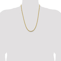 14k 3.25mm Byzantine Chain-BIZ090-24