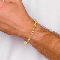 14k 3.25mm Byzantine Chain-BIZ090-7