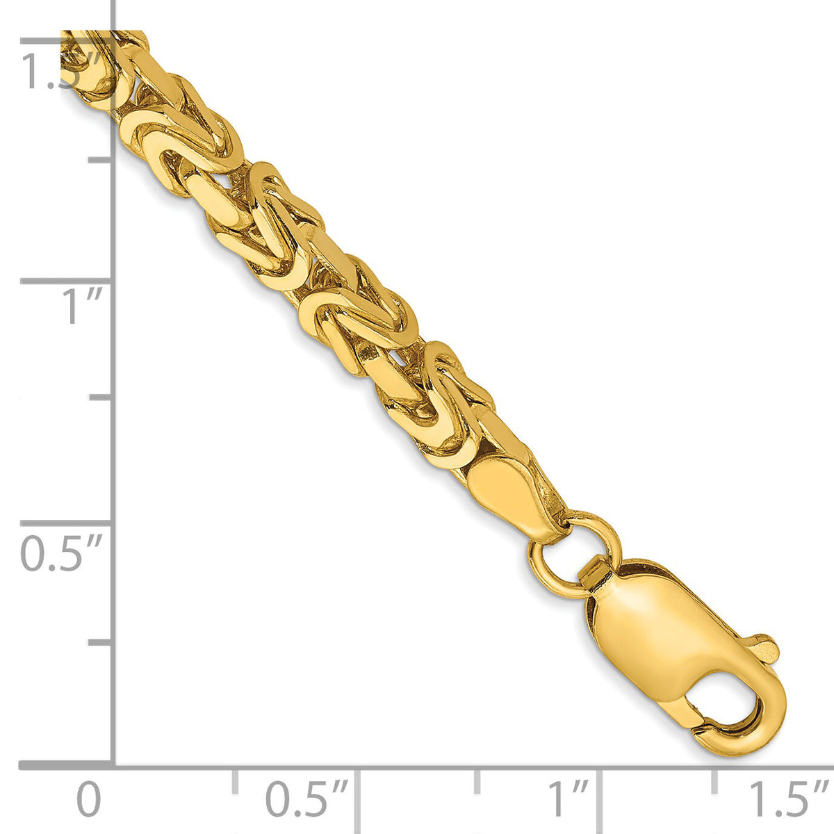 14k 3.25mm Byzantine Chain-BIZ090-8