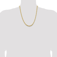 14k 4mm Byzantine Chain-BIZ110-22