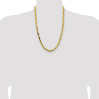 14k 5.25mm Byzantine Chain-BIZ150-24