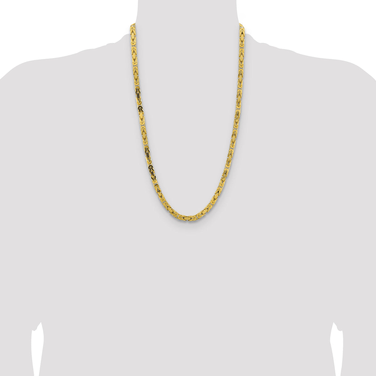14k 5.25mm Byzantine Chain-BIZ150-26