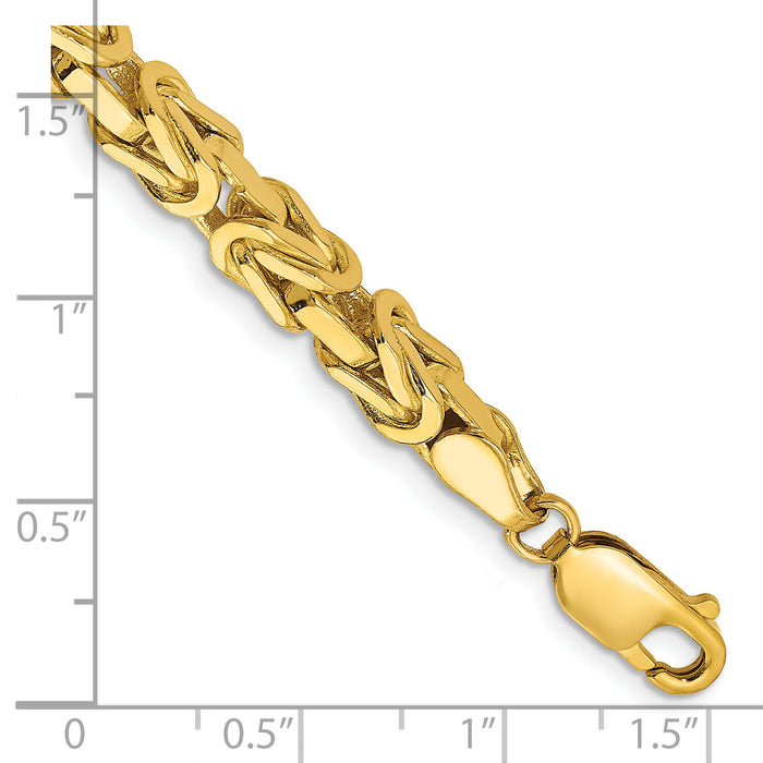 14k 5.25mm Byzantine Chain-BIZ150-9