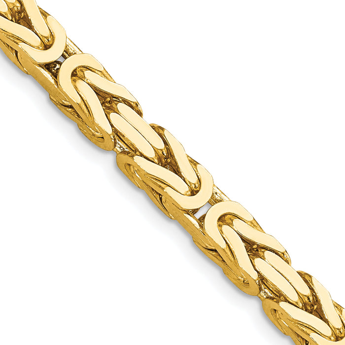 14k 5.25mm Byzantine Chain-BIZ150-26
