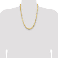 14k 6.5mm Byzantine Chain-BIZ180-24