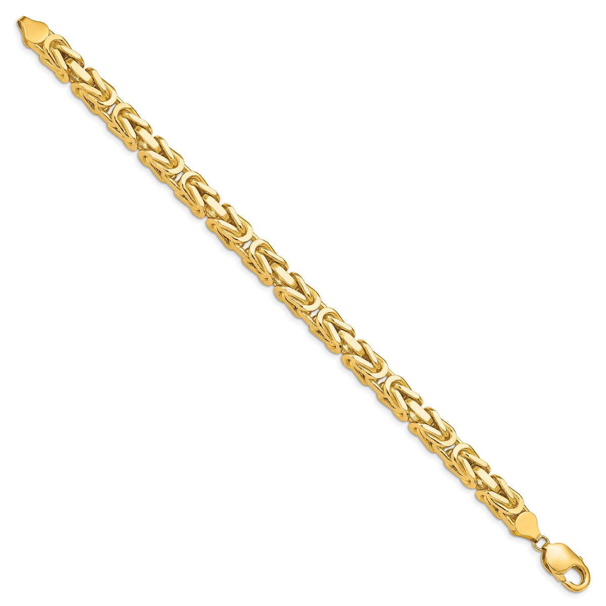 14k 6.5mm Byzantine Chain-BIZ180-8