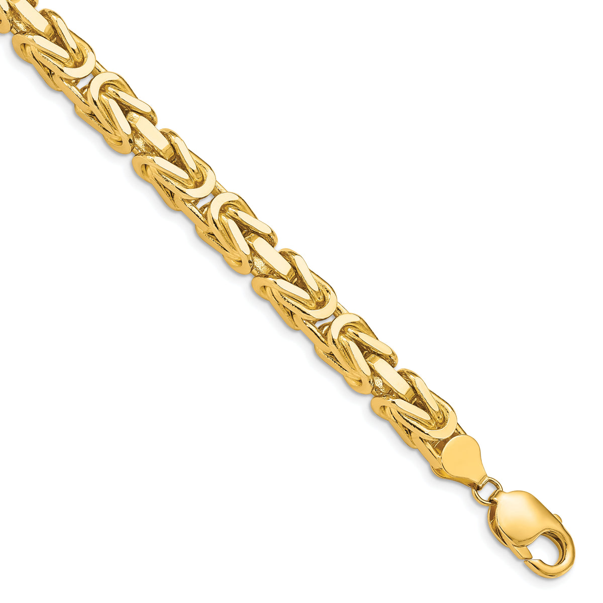 14k 6.5mm Byzantine Chain-BIZ180-8