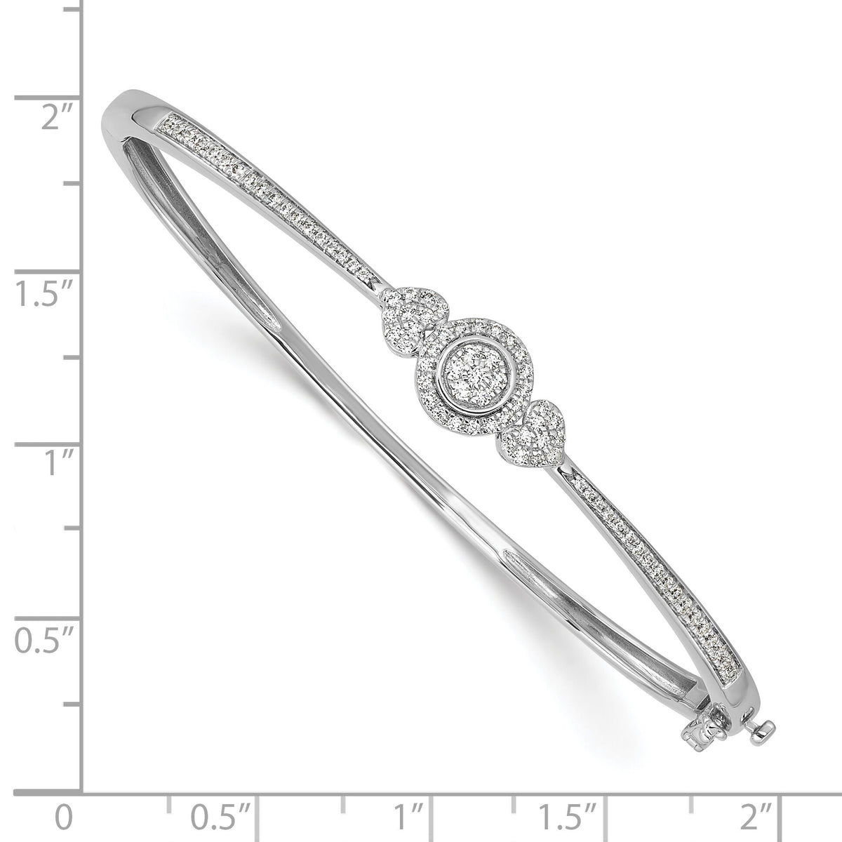 14K White Gold Polished Diamond Fashion Hinged Bangle-BM10793-050-WAA