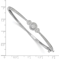 14K White Gold Polished Diamond Fashion Hinged Bangle-BM10793-050-WAA