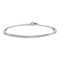 14k White Gold Diamond Bangle Bracelet-BM3726-050-WA
