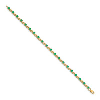 14k Emerald Bracelet-BM4480-EM-Y