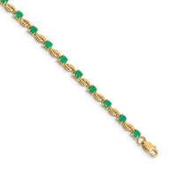 14k Emerald Bracelet-BM4480-EM-Y
