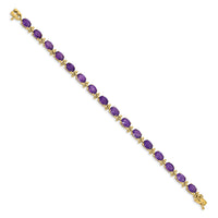 14k Amethyst Bracelet-BM4501-AM-Y