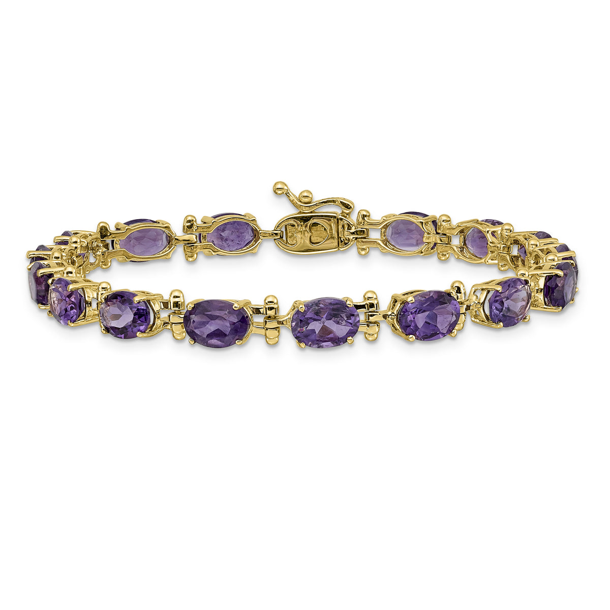 14k Amethyst Bracelet-BM4501-AM-Y