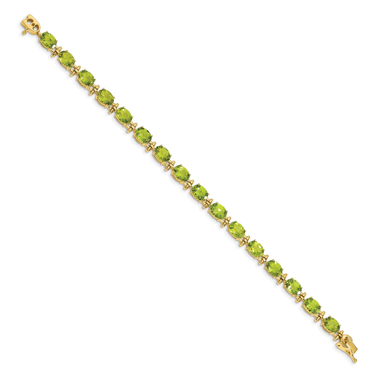 14k Peridot Bracelet-BM4501-PE-Y