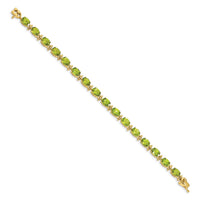 14k Peridot Bracelet-BM4501-PE-Y