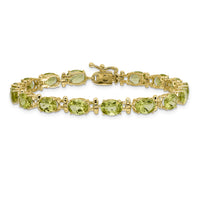 14k Peridot Bracelet-BM4501-PE-Y