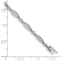 14k White Gold Diamond Bracelet-BM4598-005-WA