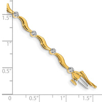 14k Diamond Bracelet-BM4603-015-YA