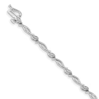 14k White Gold Diamond Bracelet-BM4606-013-WA