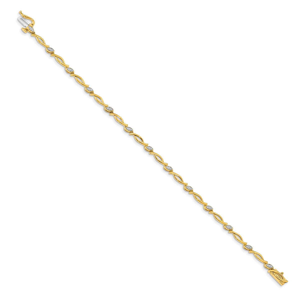 14k Diamond Bracelet-BM4606-013-YA