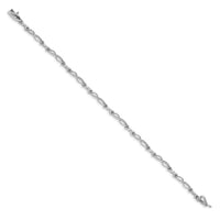 14k White Gold Diamond Bracelet-BM4610-005-WA