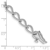 14k White Gold Diamond Bracelet-BM4613-100-WA