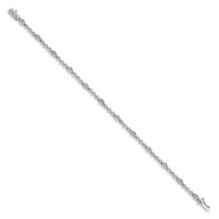 14k White Gold Diamond Bracelet-BM4621-050-WA