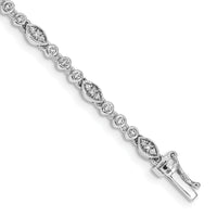 14k White Gold Diamond Bracelet-BM4621-050-WA