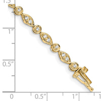 14k Yellow Gold Diamond Bracelet-BM4622-075-YA