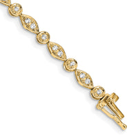 14k Yellow Gold Diamond Bracelet-BM4622-075-YA