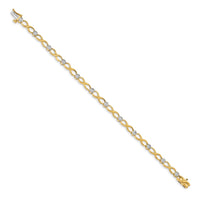 14k Diamond Infinity Bracelet-BM4631-013-YA