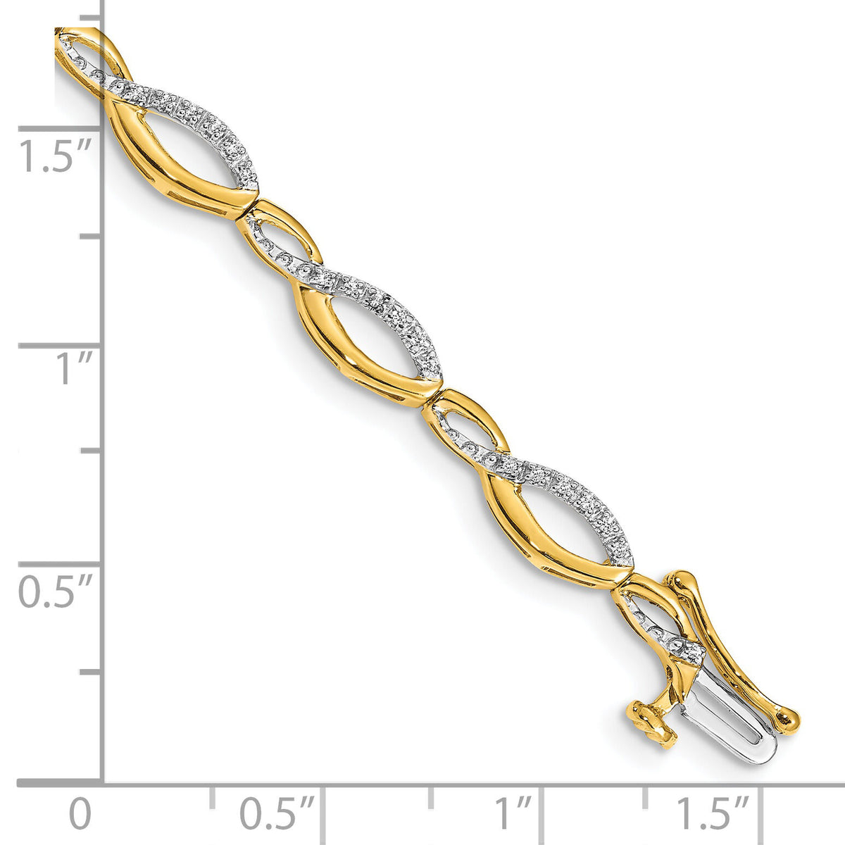 14k Diamond Bracelet-BM4635-025-YA
