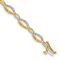 14k Diamond Bracelet-BM4635-025-YA