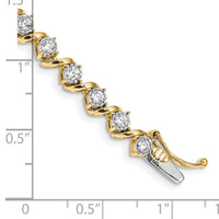 14k Diamond Bracelet-BM4641-200-YA