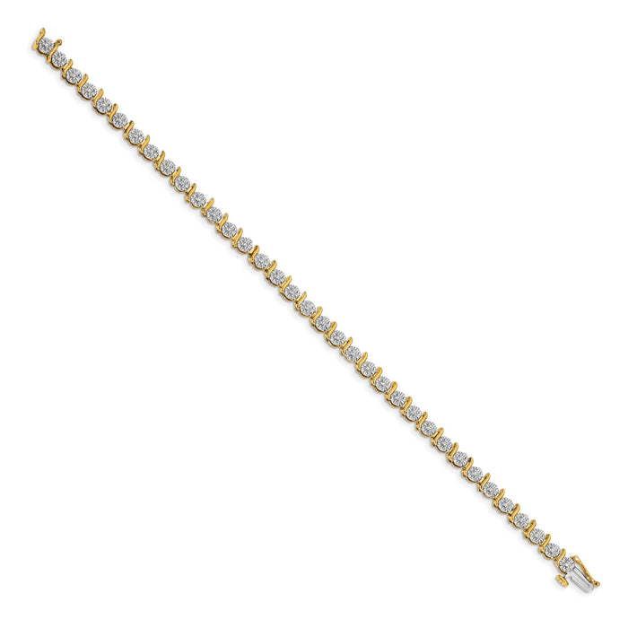 14k Diamond Bracelet-BM4642-038-YA