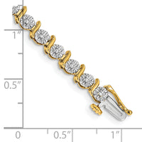 14k Diamond Bracelet-BM4642-038-YA